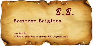 Brettner Brigitta névjegykártya