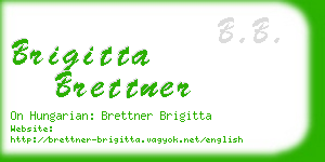 brigitta brettner business card